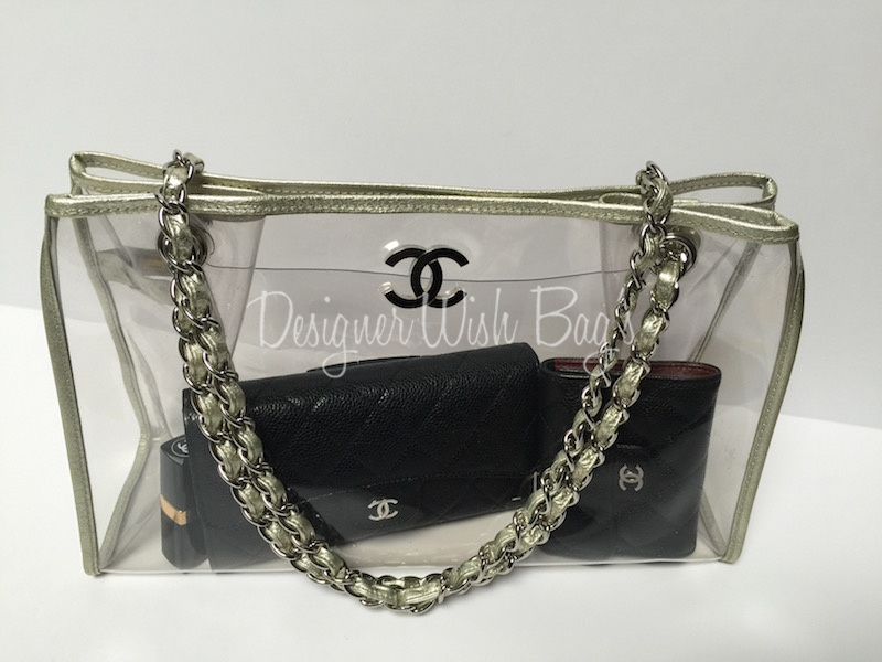 Chanel Transparent Tote Bag - Silver Totes, Handbags - CHA06787