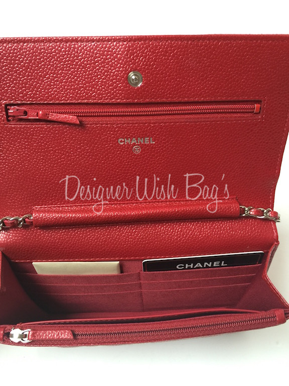 Chanel WOC Caviar Red Lipstick - Designer WishBags