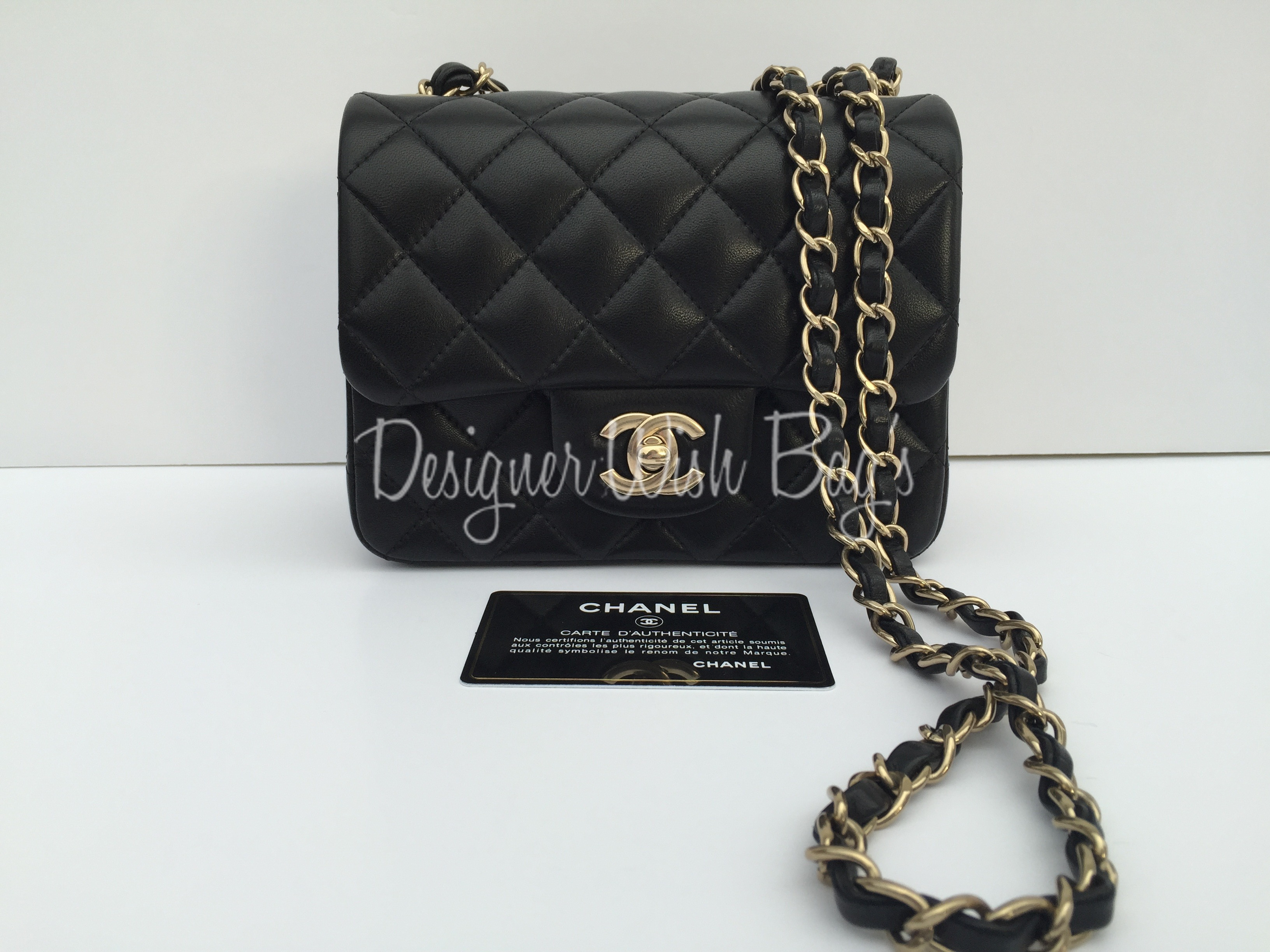 Chanel Mini Square Black Bag