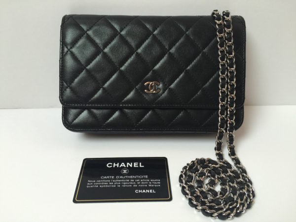 Chanel WOC Wallet on Chain Black - Designer WishBags