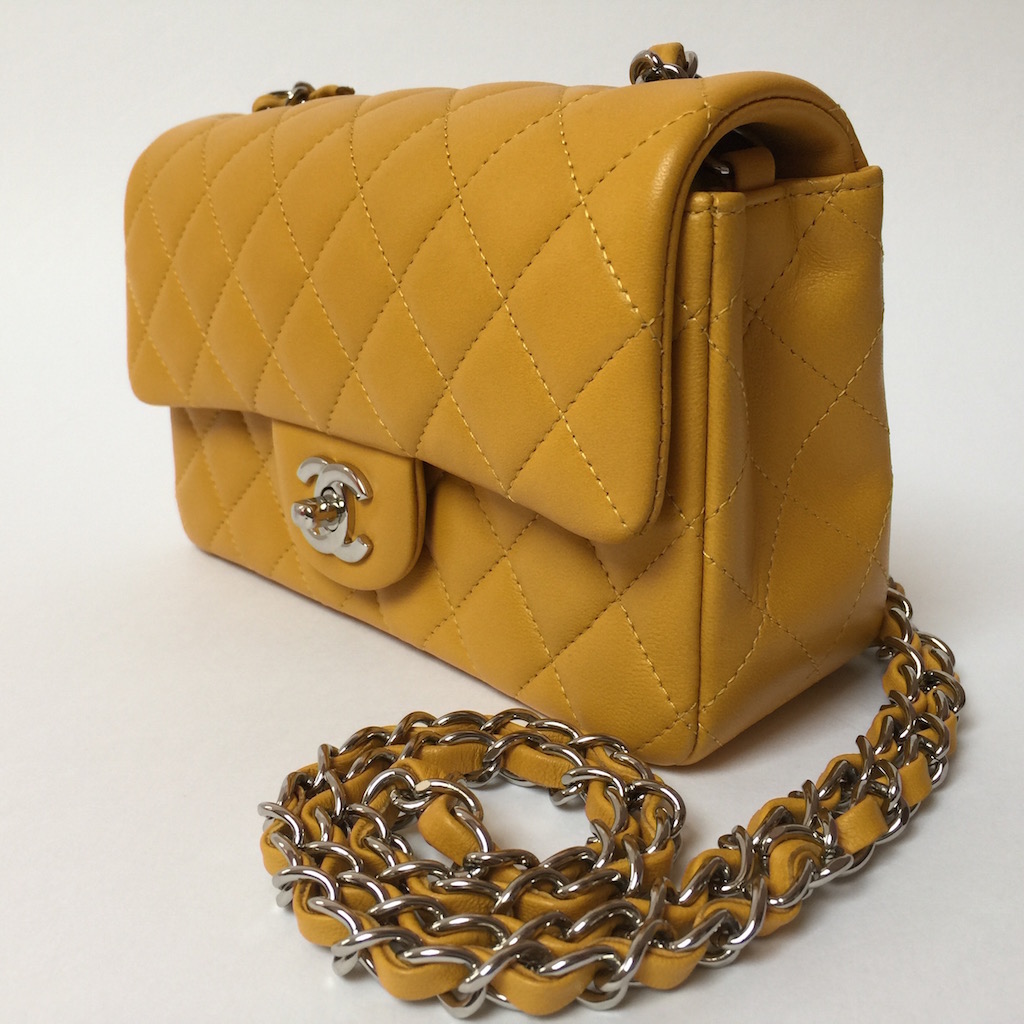 Chanel Timeless Mini Rectangular Yellow - Designer WishBags