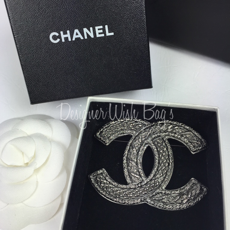 Chanel Oversized CC Brooch - Designer WishBags