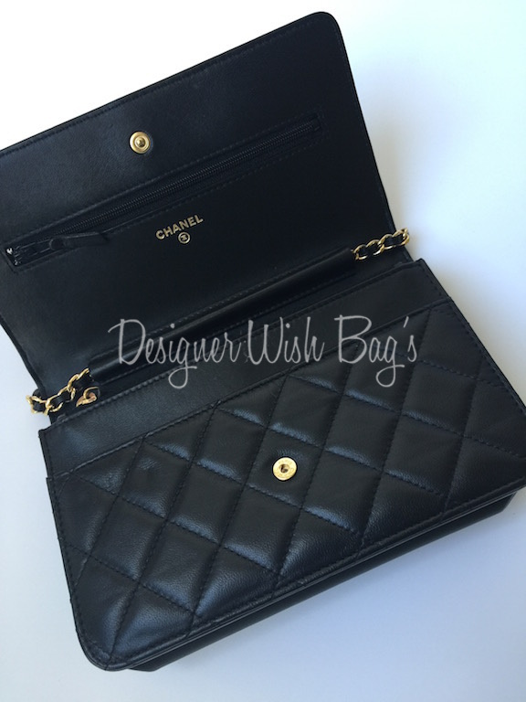 Chanel WOC Wallet on Chain in Black Lambskin with Gold Hardware - SOLD