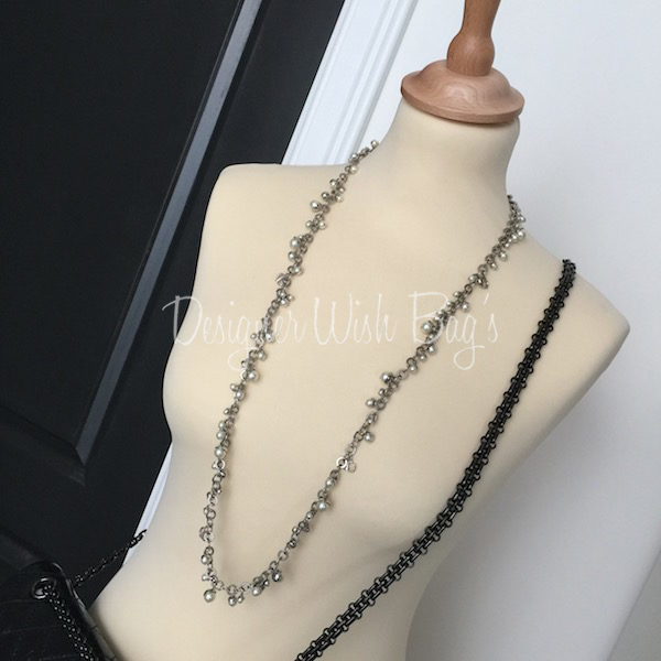 dior long necklace