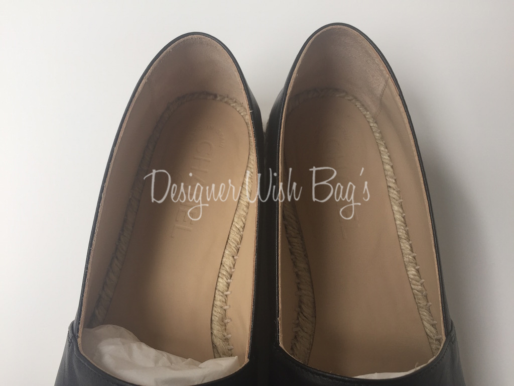 Chanel Espadrilles Black NEW 41 Designer WishBags