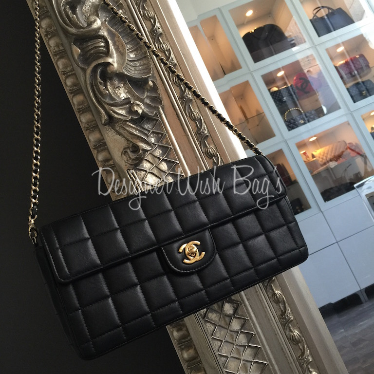 Chanel Flap Bag/Clutch Black - Designer WishBags