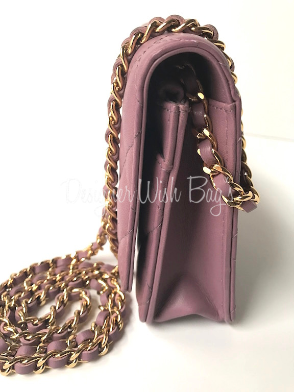 Chanel Woc Old Rose Lavendel Designer Wishbags