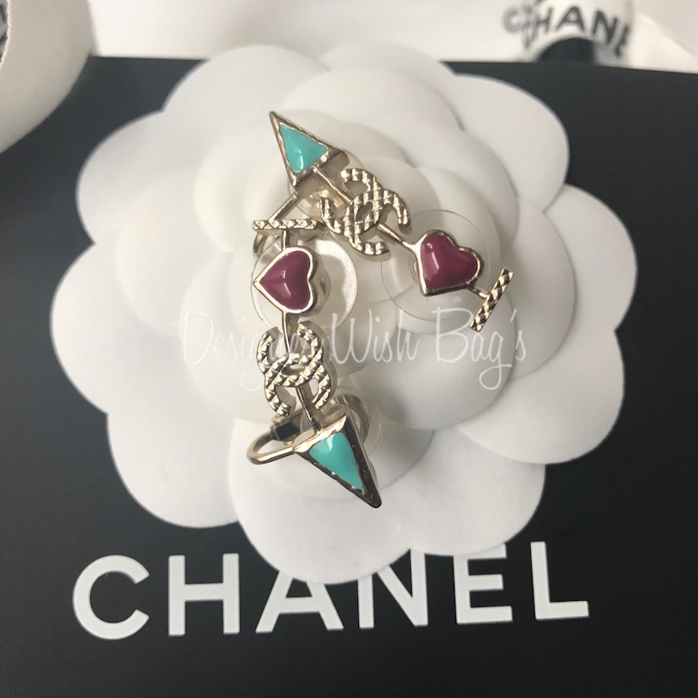 Chanel Earrings I Love CC - New! - Designer WishBags