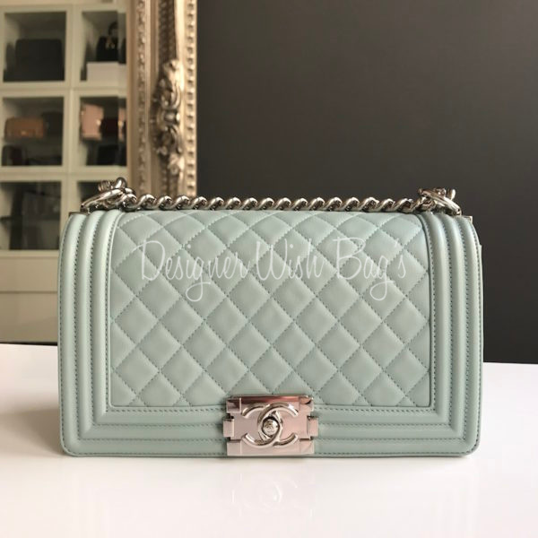 Chanel Boy Baby Blue