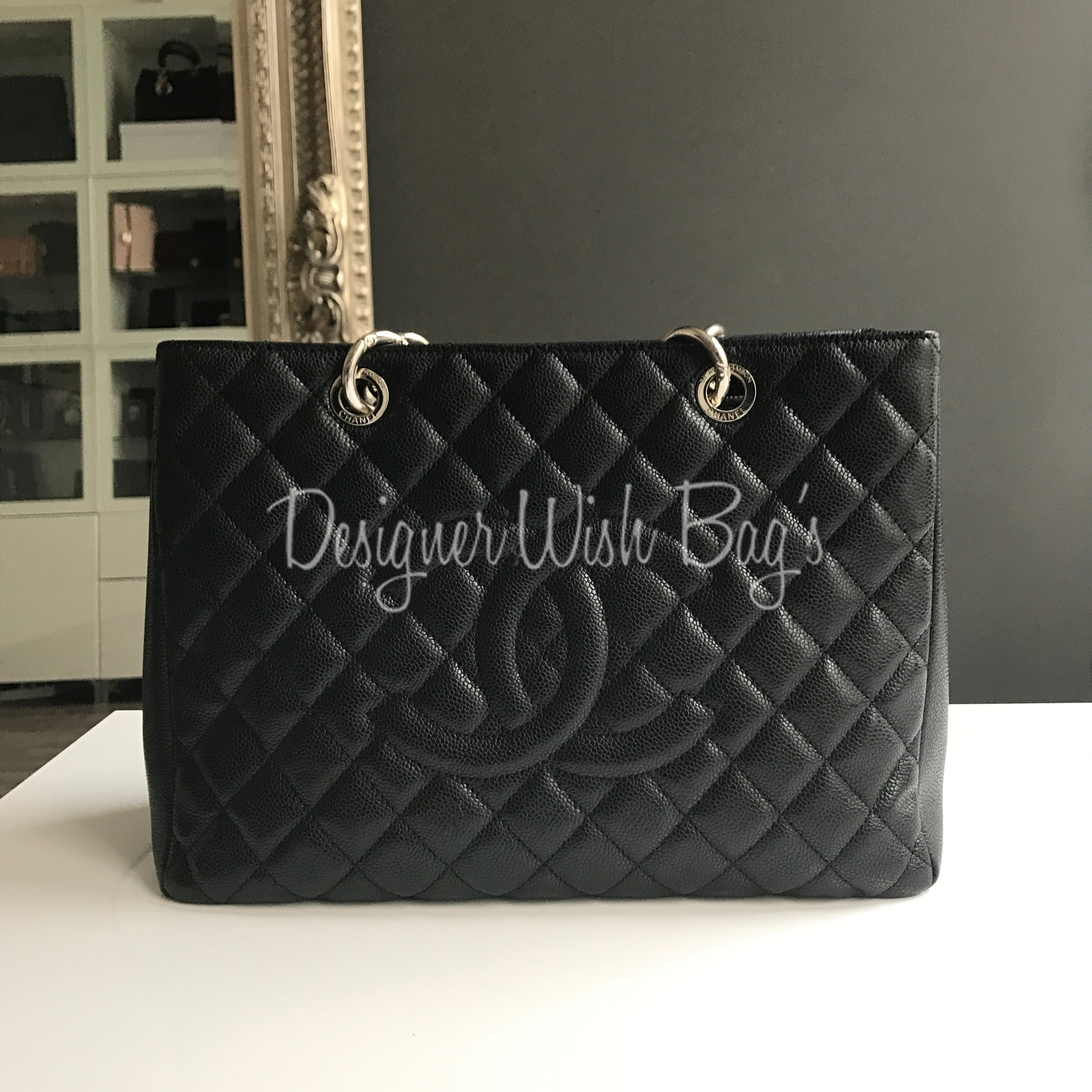 Chanel GST Black - Designer WishBags