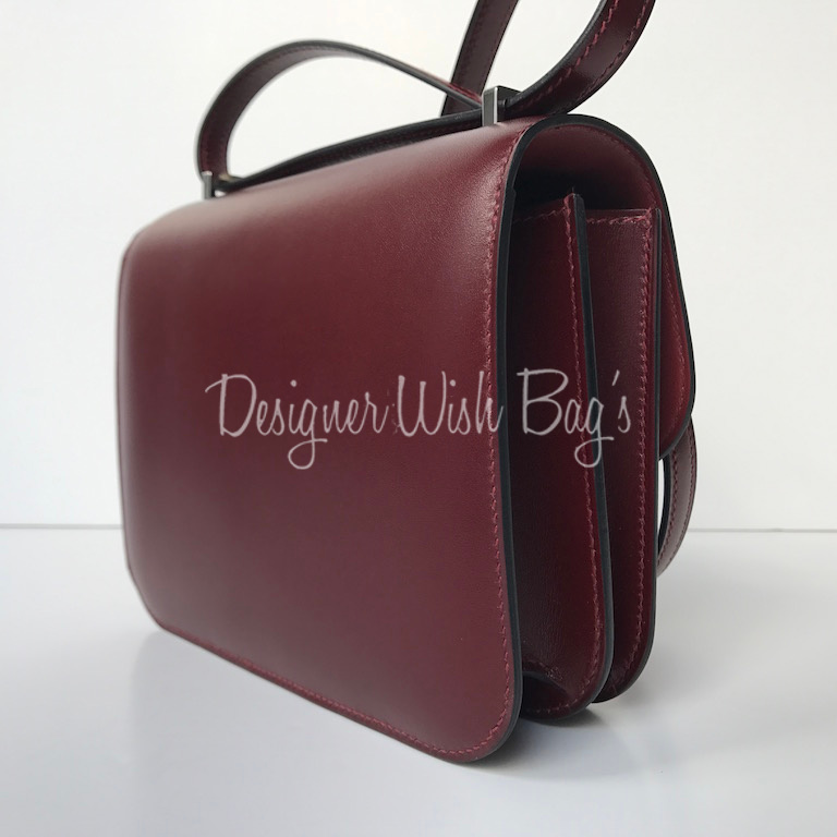 Hermes Classic Rouge H Box Constance Mini 18 19 Handbag Bag Kelly – MAISON  de LUXE