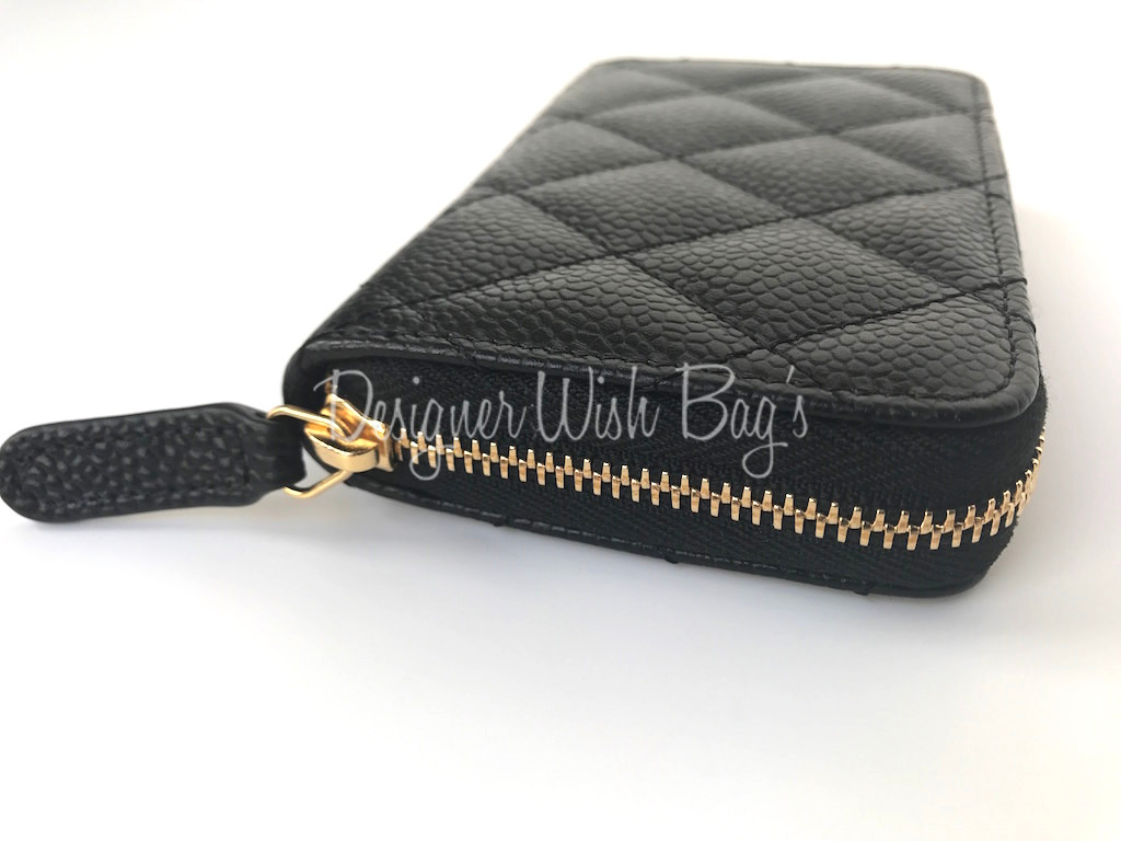 chanel small zipped wallet