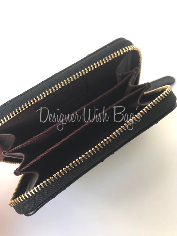designer zip wallet