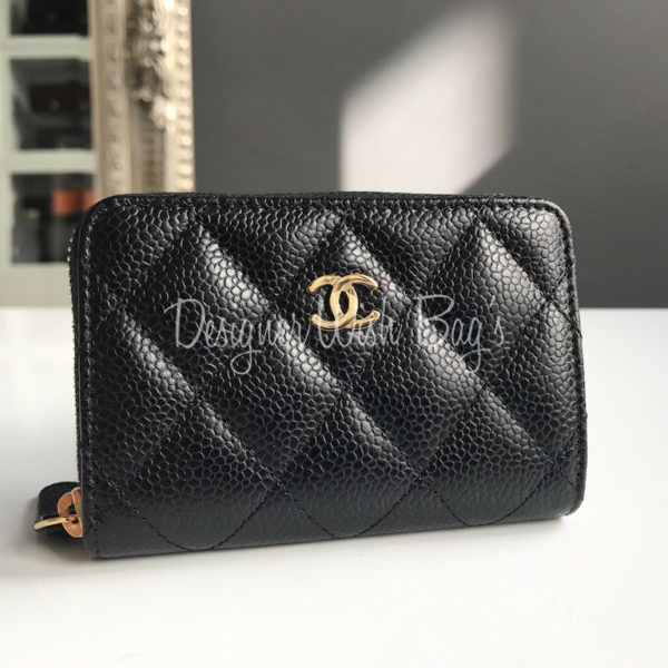 chanel zipper wallet