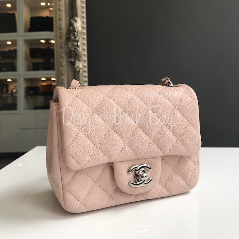 Chanel Jumbo Baby Pink Caviar - Designer WishBags