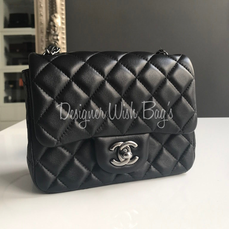 Chanel Mini Black Lamb - Designer WishBags - now part of Labellov