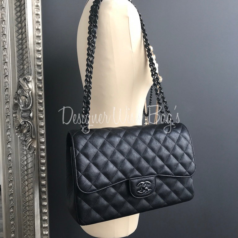 Chanel Jumbo SO Black New! SS17 - Designer WishBags