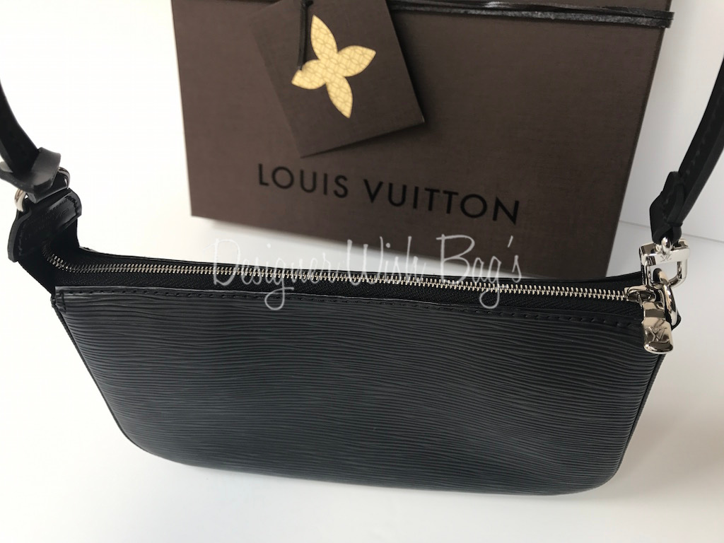 Louis Vuitton Black Leather Epi Vertical Trunk Pochette – The Village  Jeweler