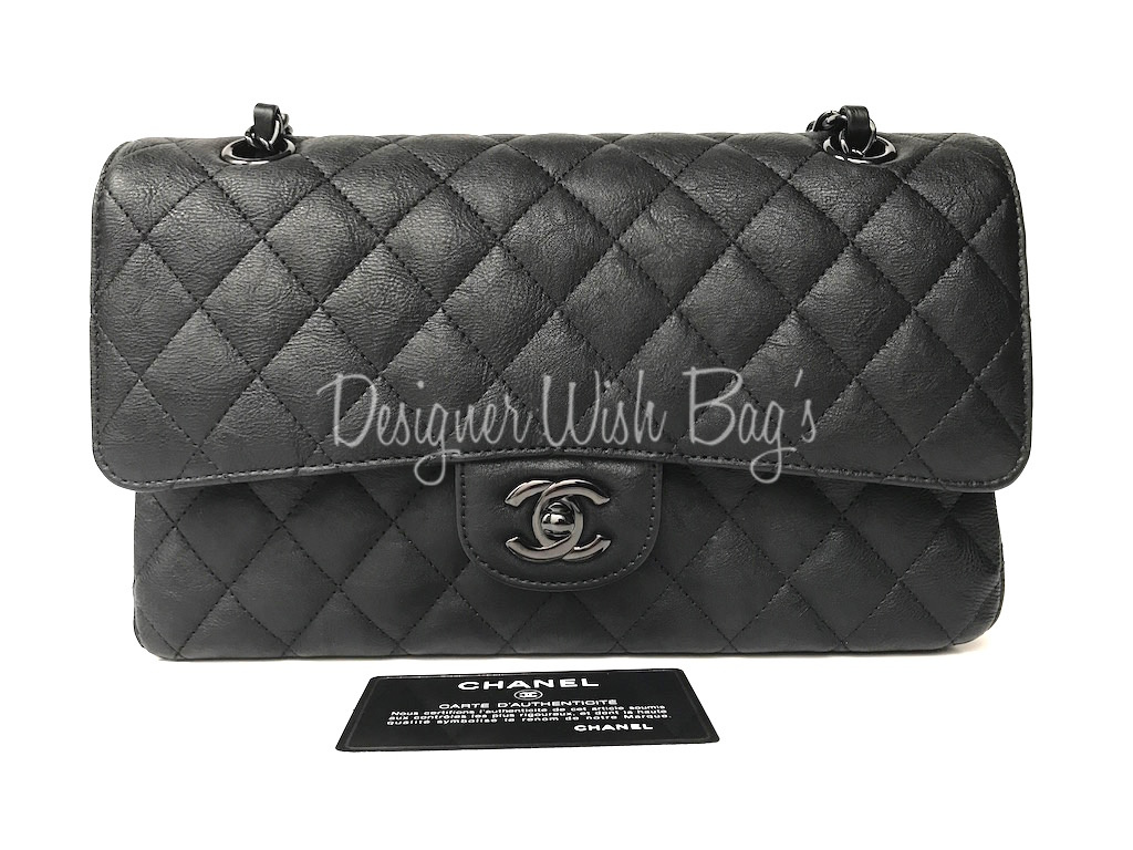 Chanel Timeless Medium So Black - Designer WishBags