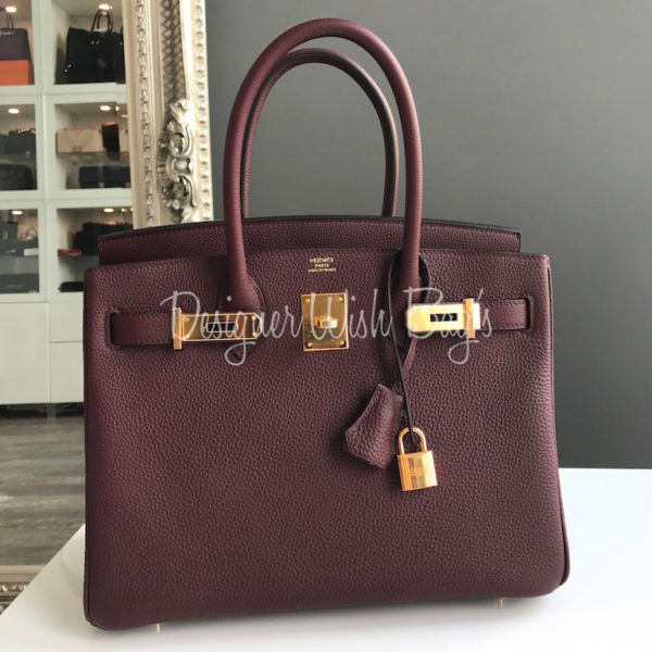 burgundy birkin bag