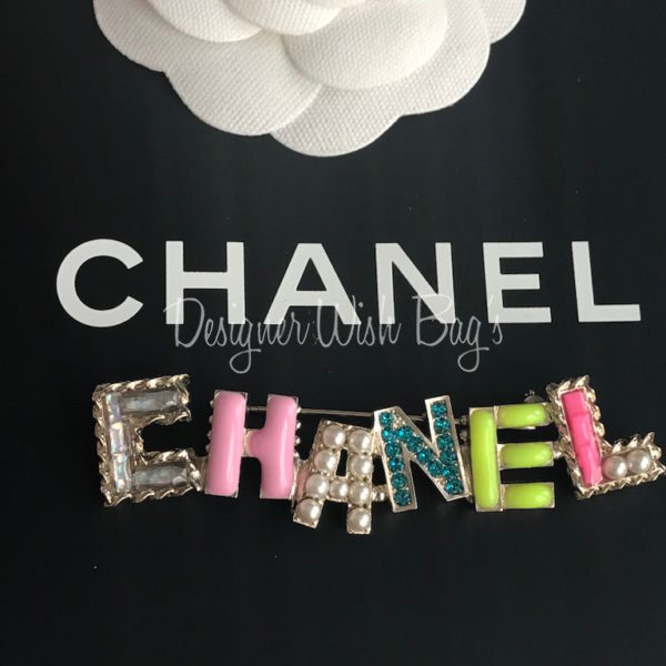Chanel Brooch SS17 Collection Black