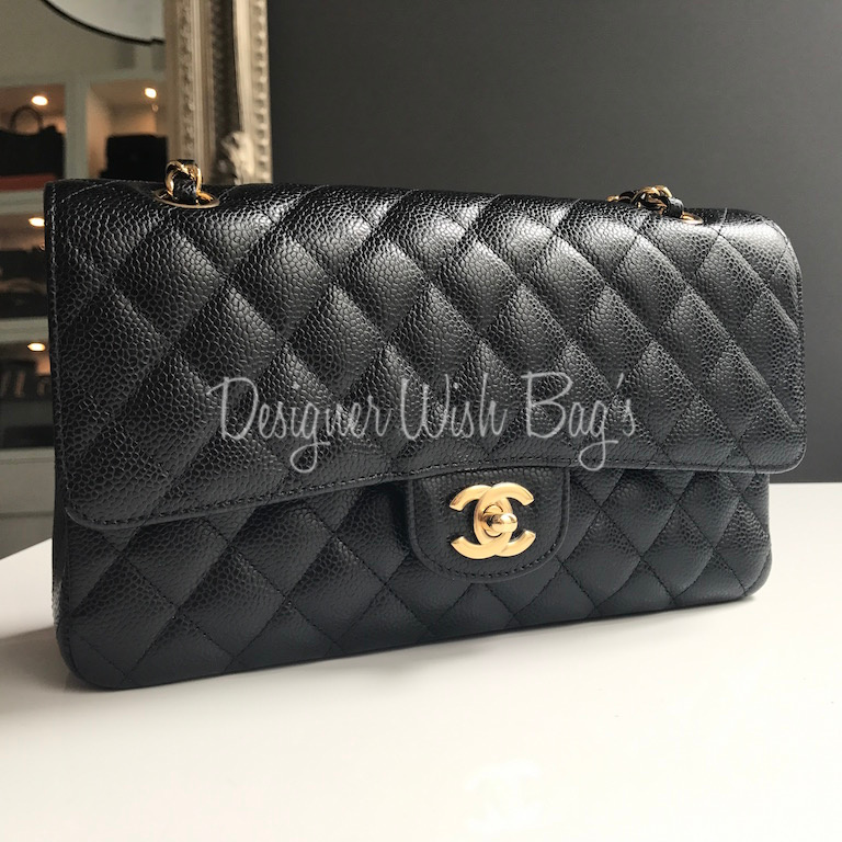 Chanel Timeless Medium Black Caviar NEW! - Designer WishBags