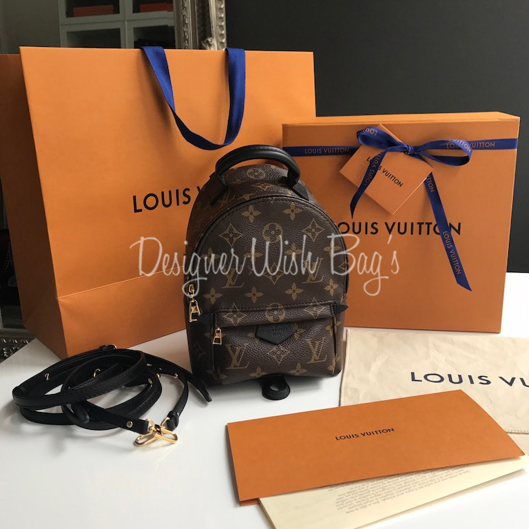 LOUIS VUITTON NEW LOL Limited Edition Palm Springs Mini backpack in br