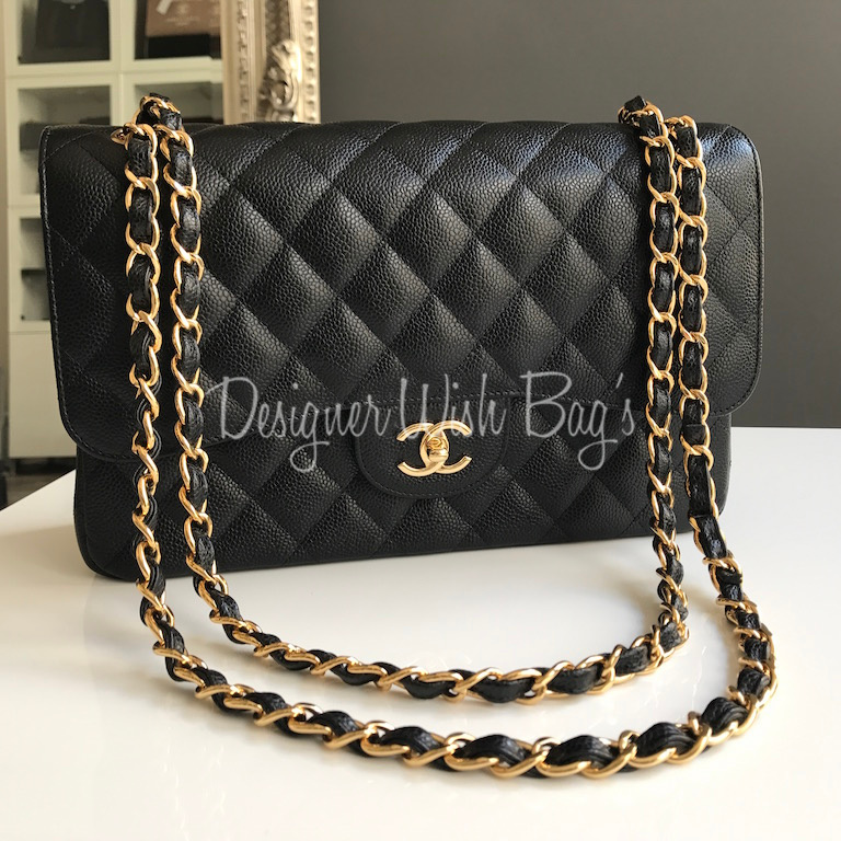 Black jumbo chanel bag Clearance