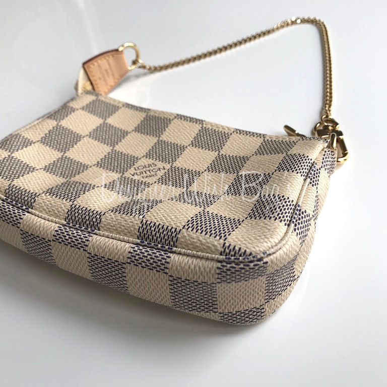 Louis Vuitton Damier Azur Mini Pochette Bag ○ Labellov ○ Buy and Sell  Authentic Luxury