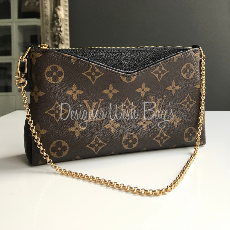 Louis Vuitton Pochette Pallas BB Black Leather ref.693477 - Joli Closet