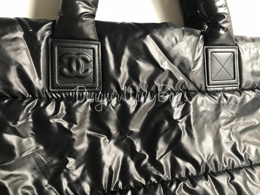 Chanel Cocoon Double Side Black-Burgundy - Designer WishBags