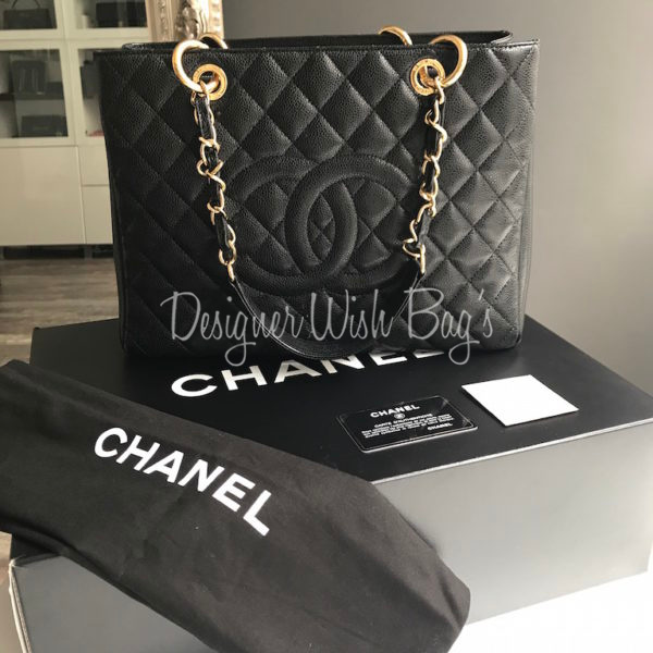 black chanel gst bag