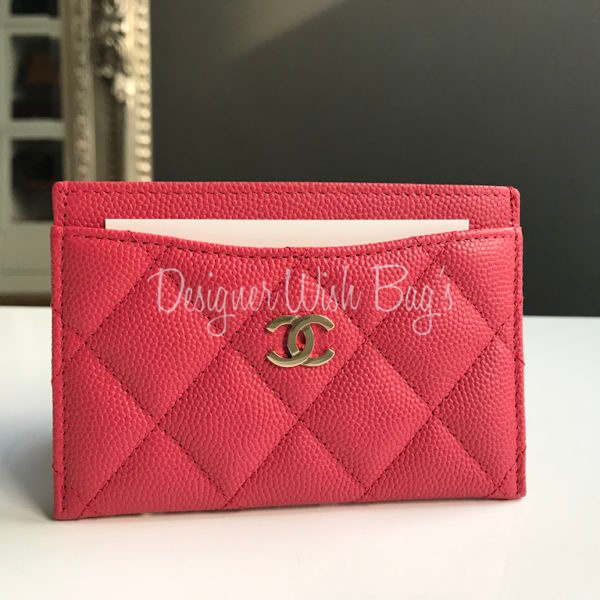 Chanel Card Holder Pink Cuba Collection