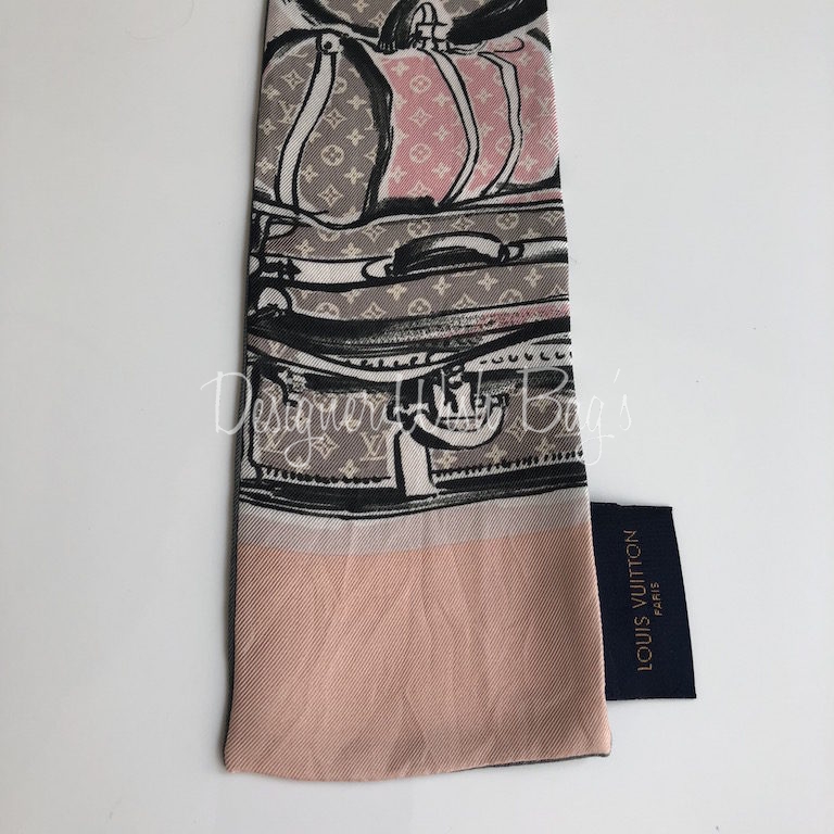 Louis Vuitton Superstition Twilly Silk Bandeau - Pink Scarves and Shawls,  Accessories - LOU718802
