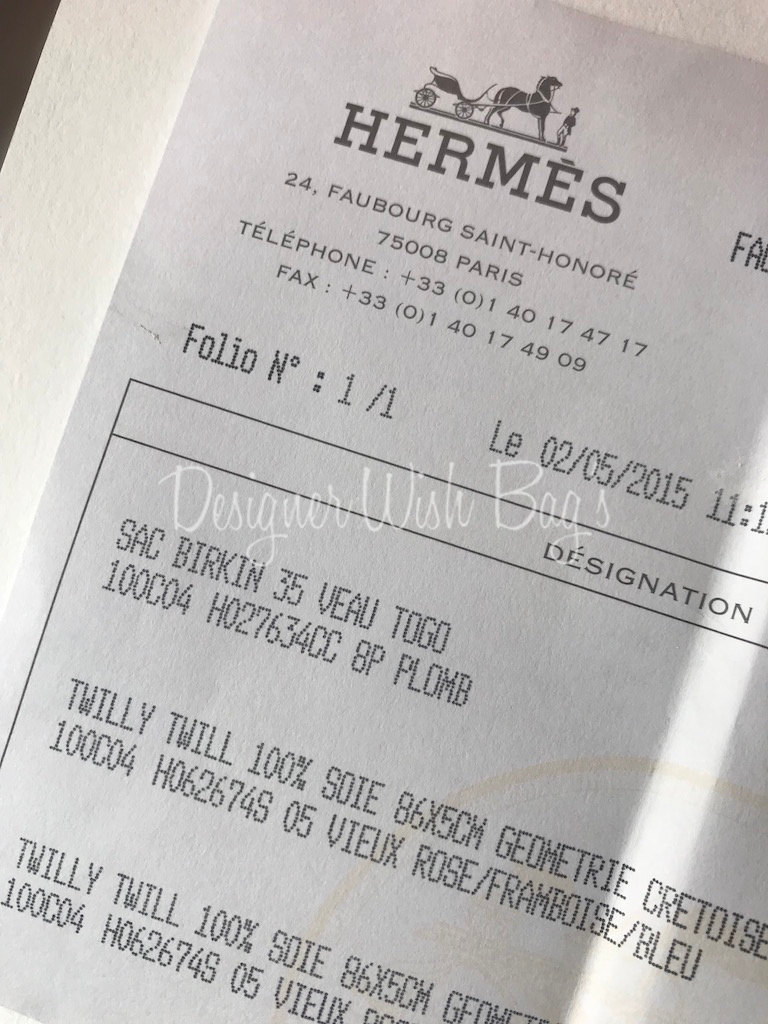 Hermès Birkin 35 Togo Plomb - Designer WishBags