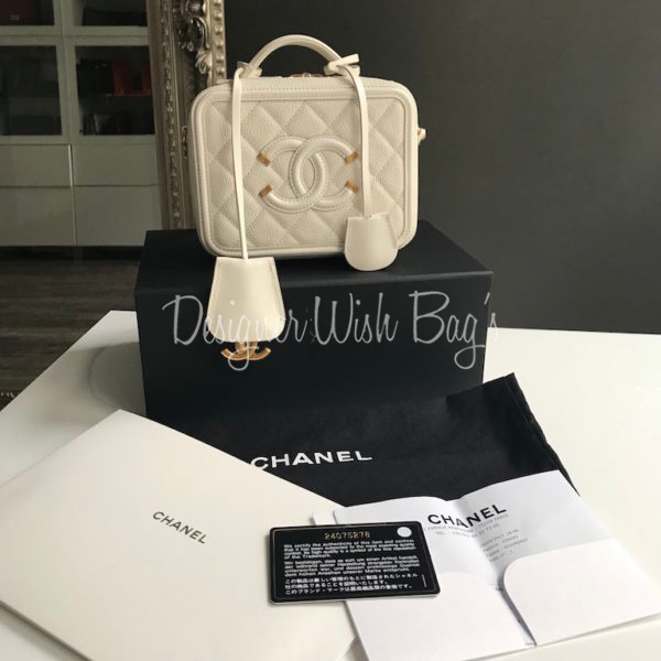 Chanel CC Mini Filigree Vanity Case Bag