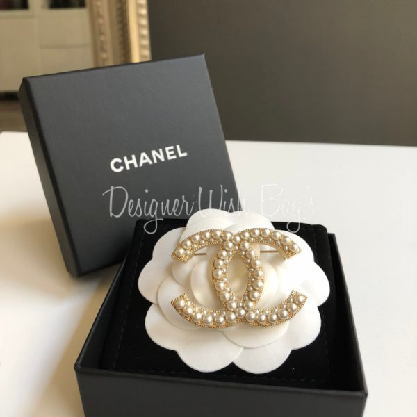 Best Chanel Cc Rare Chanel Name On Cc Employee Pin Brooch for sale in  Burbank, California for 2023
