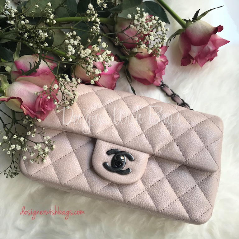 Chanel Mini Baby Pink Caviar - Designer WishBags