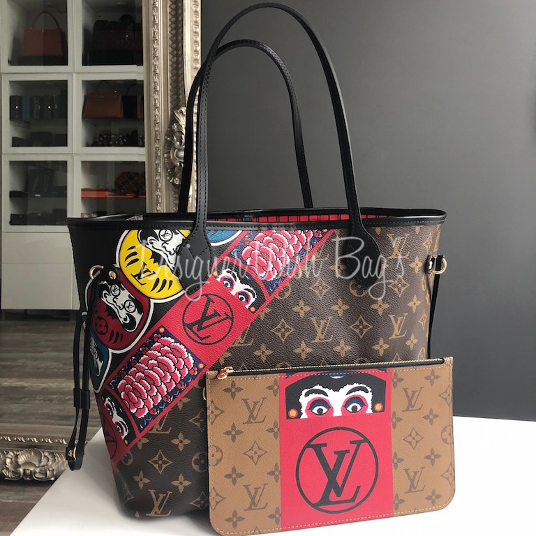 Preloved Louis Vuitton Limited Edition Kabuki Neverfull MM Tote Bag GI4137  011123