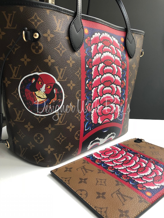 Louis Vuitton Neverfull MM Kabuki - Designer WishBags