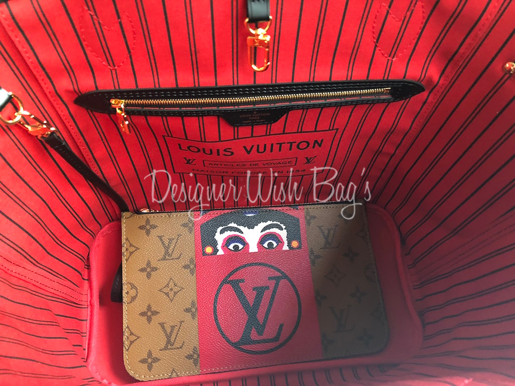 Louis Vuitton Neverfull MM Kabuki Bag, Luxury, Bags & Wallets on Carousell