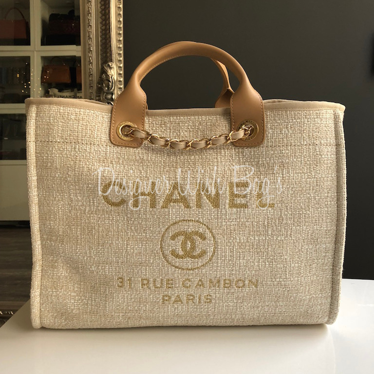 Chanel Deauville Beige/Gold 18C - Designer WishBags