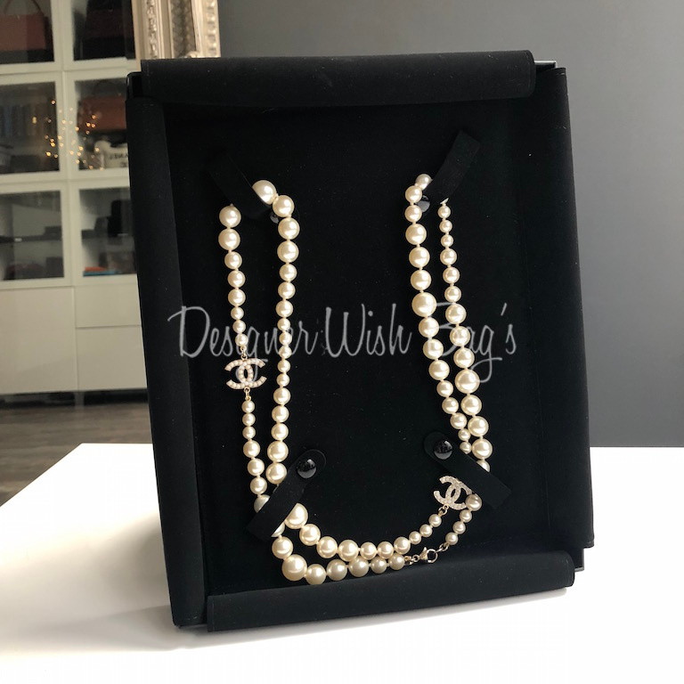 Chanel Pearl Necklace - Designer WishBags