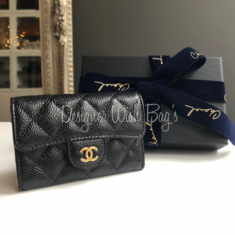 Chanel Timeless Card Holder Black - Designer WishBags