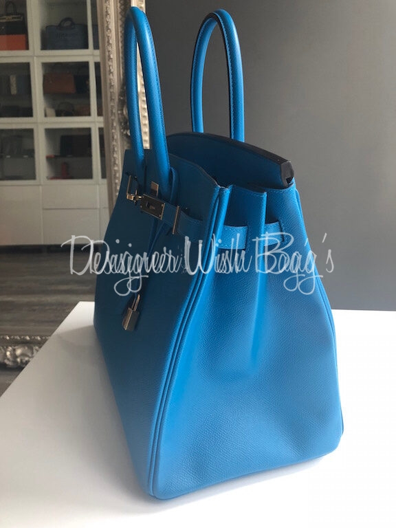 Hermes Birkin Blue Zanzibar 30 Bag at 1stDibs  hermes blue zanzibar, blue  zanzibar hermes, hermes blue colors