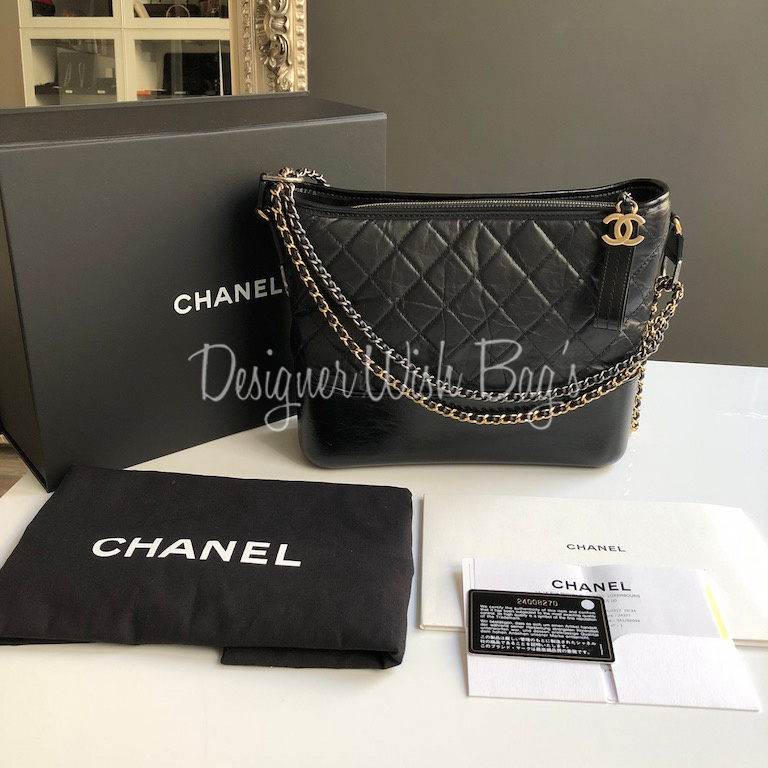 Chanel gabrielle medium black, Luxury, Bags & Wallets on Carousell
