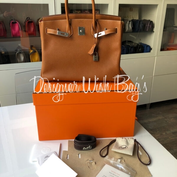 BRAND NEW Hermès Birkin 35 Barenia Faubourg