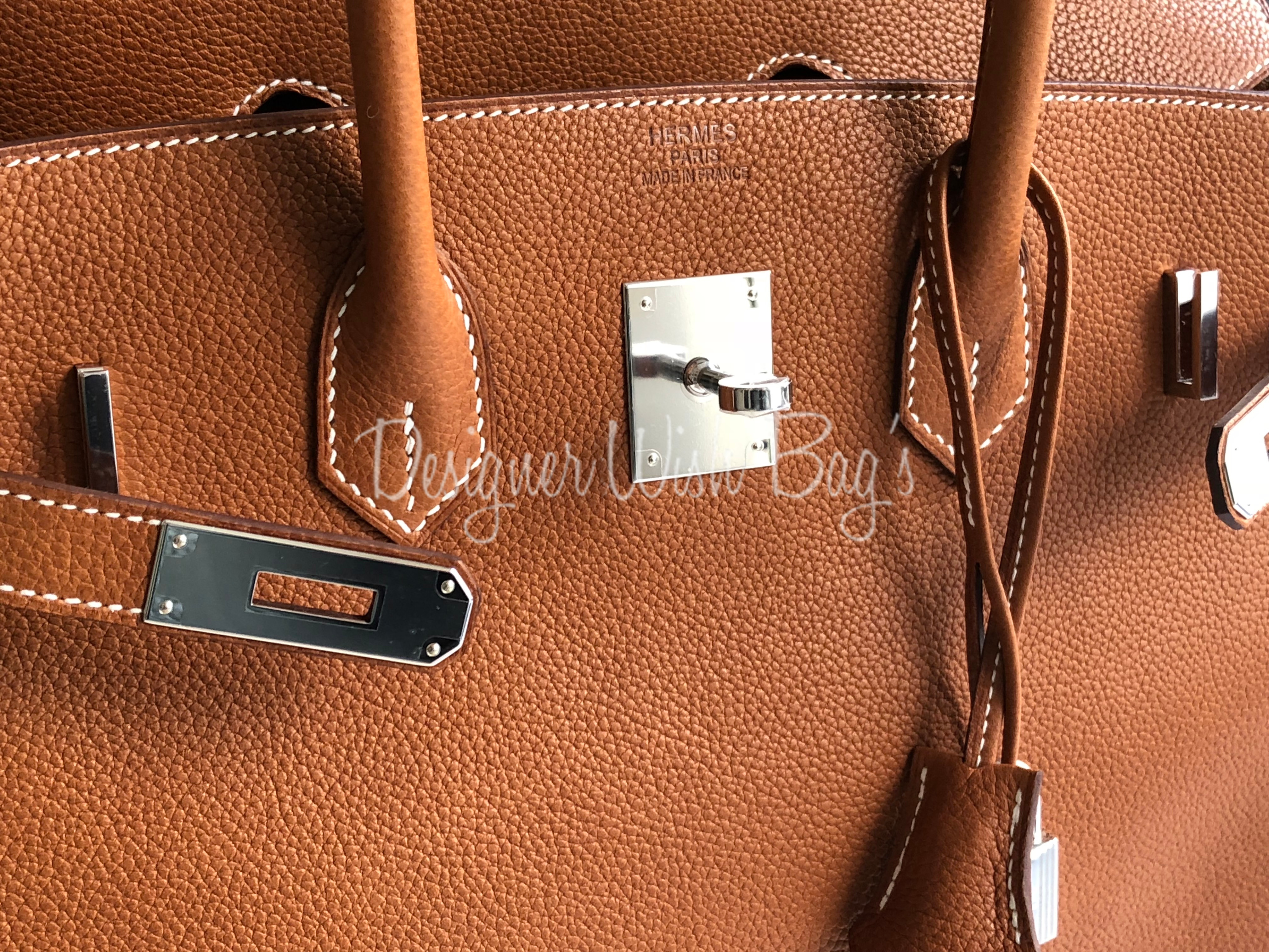Hermès Birkin 35 Barenia Faubourg PHW ○ Labellov ○ Buy and Sell Authentic  Luxury