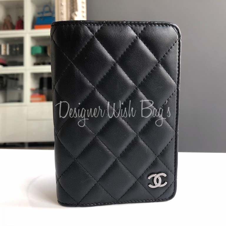 Authentic Chanel CC Cambon Agenda Binder Cover/passport 