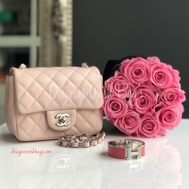 Chanel Mini Baby Pink Caviar - Designer WishBags